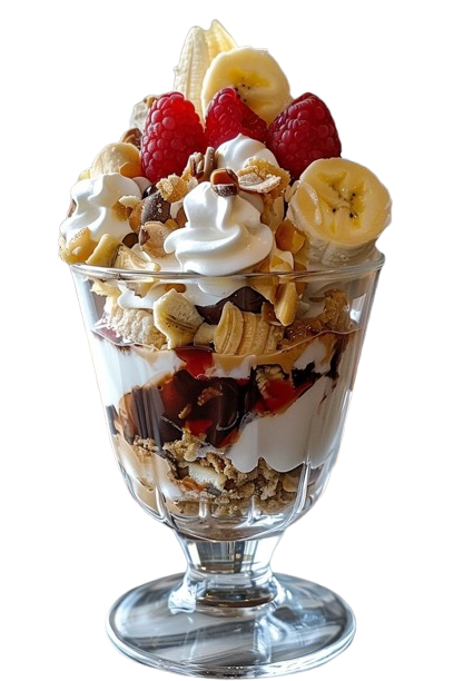easy irresistible banana split parfait recipe removebg preview